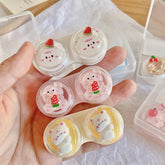 Fruit Little Bear Colored Contact Lens Case - BEAUEYE (UK)
